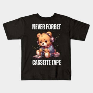 Never Forget Cassette Tape Kids T-Shirt
